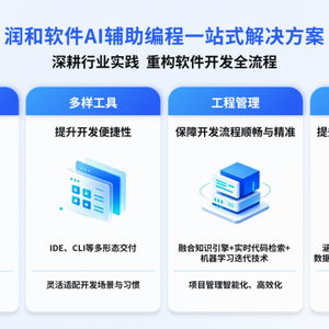 潤和軟件AI輔助編程一站式解決方案 破解企業軟件開發難題